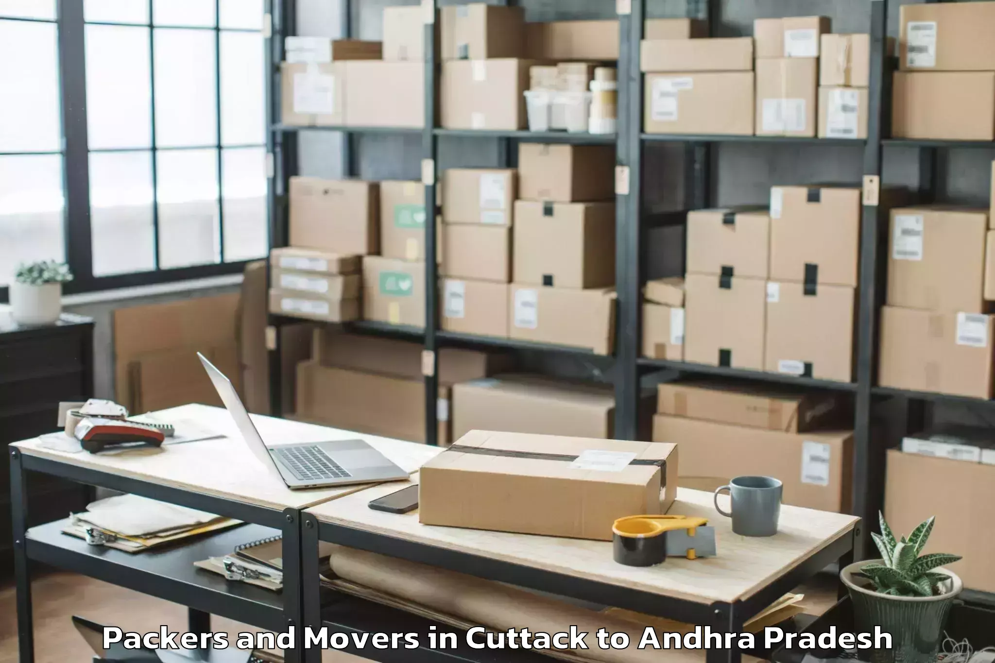 Quality Cuttack to Y Ramavaram Packers And Movers